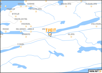 map of Tveit