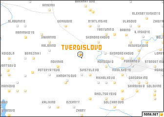 map of Tverdislovo