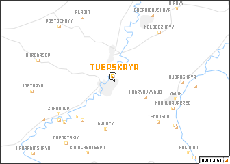 map of Tverskaya