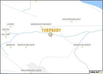 map of Tverskoy