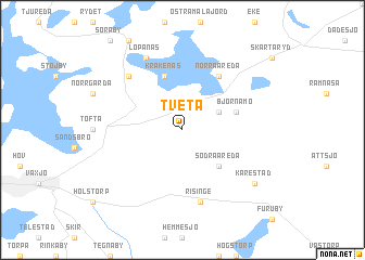 map of Tveta