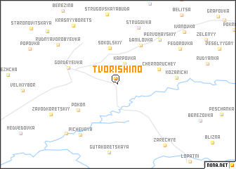 map of Tvorishino