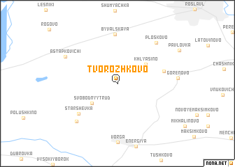 map of Tvorozhkovo