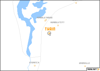 map of Twain