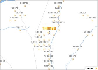 map of Twambo