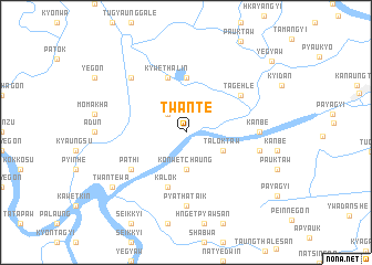 map of Twante