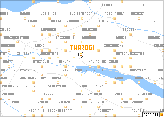 map of Twarogi