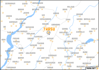 map of Twasu