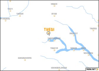 map of Twedi