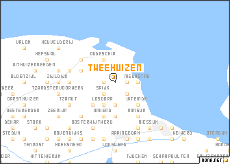 map of Tweehuizen