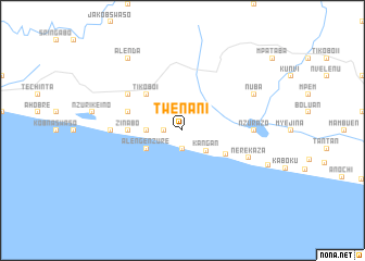 map of Twenani