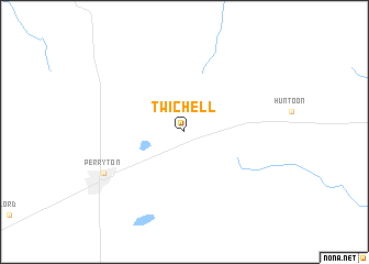 map of Twichell