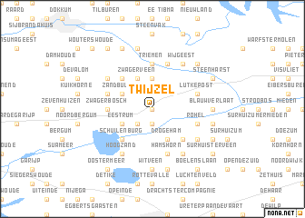 map of Twijzel