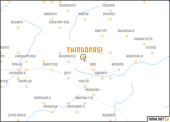 map of Twindorasi