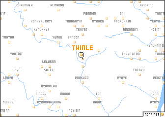 map of Twinlè