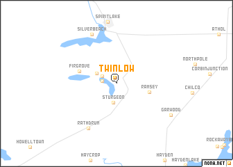 map of Twinlow