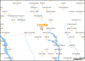 map of Twinma