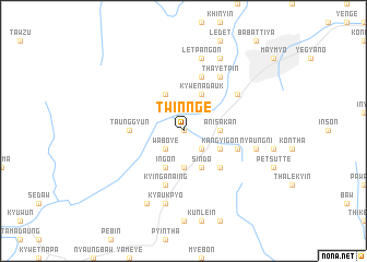 map of Twin-nge