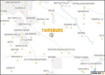 map of Twinsburg