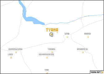 map of Tyama