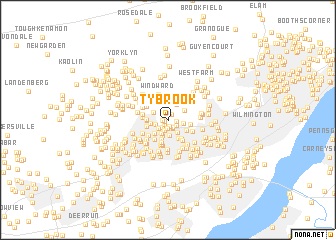 map of Tybrook