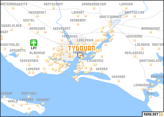 map of Ty-Douan