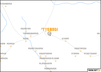 map of Tyébadi