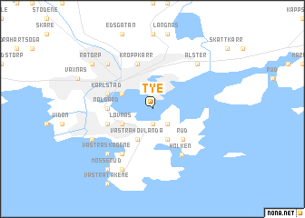 map of Tye