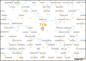 map of Tyiw