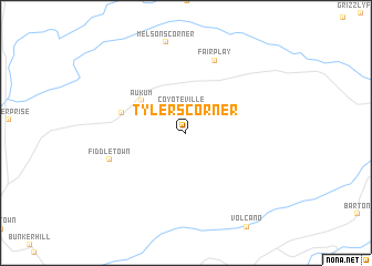 map of Tylers Corner