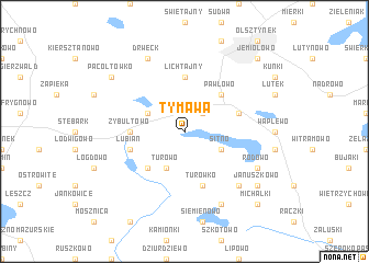 map of Tymawa