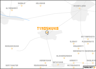 map of Tymoshivka