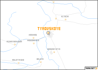 map of Tymovskoye