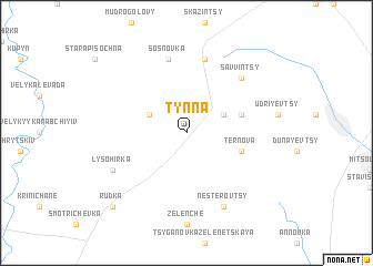 map of Tynna