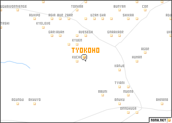 map of Tyokoho