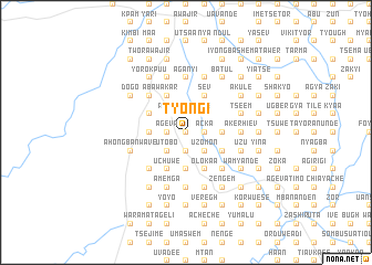 map of Tyongi