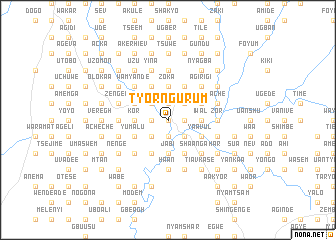 map of Tyorngurum