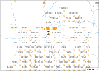 map of Tyowuhe