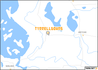 map of Tyrrell Downs