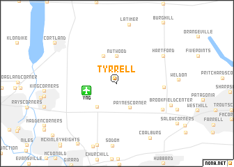 map of Tyrrell