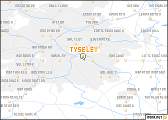 map of Tyseley