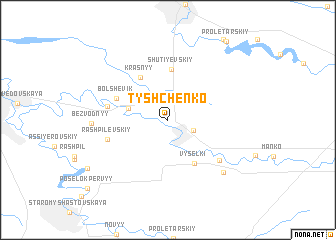 map of Tyshchenko