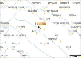 map of Tyukod