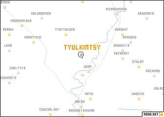 map of Tyul\