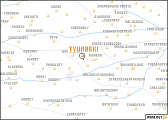 map of (( Tyumbeki ))