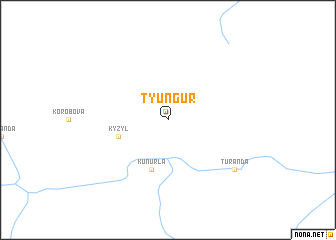map of Tyungur