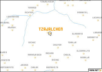 map of Tzajalchén
