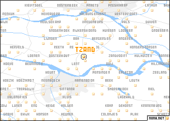 map of ʼt Zand