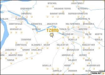map of ʼt Zand