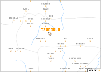 map of Tzangala